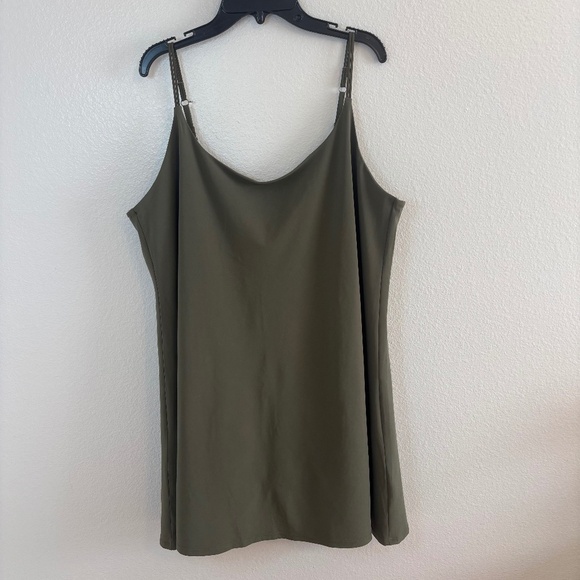 Abercrombie & Fitch Traveler Athletic Mini Dress Size XL Olive Green - Picture 1 of 12